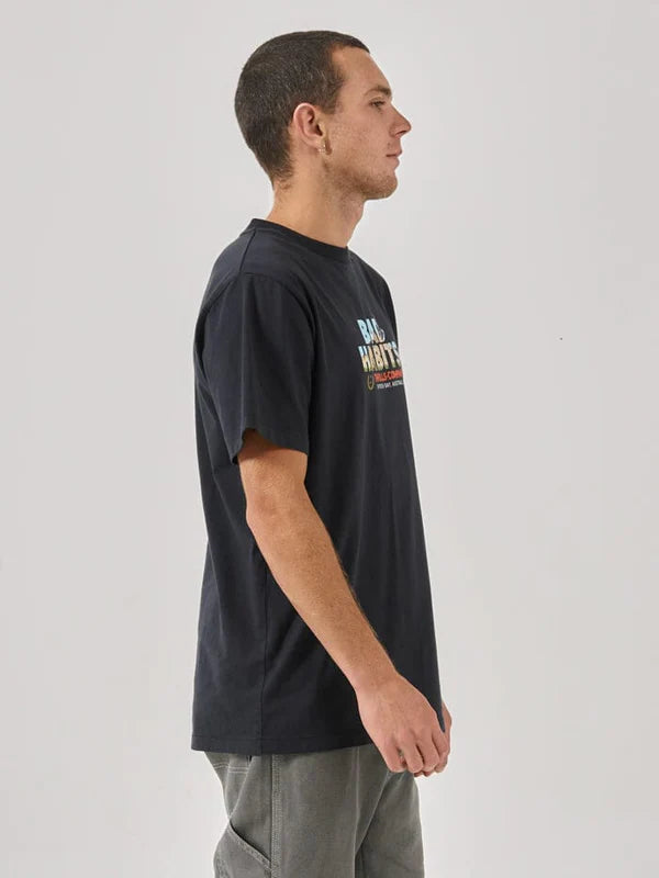 THRILLS ROYAL HABITS MERCH FIT TEE TWILIGHT BLACK