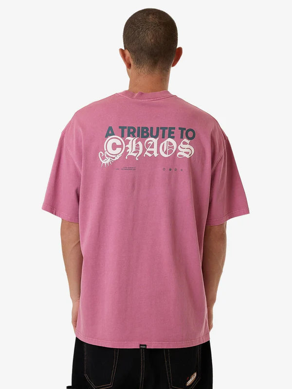 THRILLS BUENO BOX FIT OVERSIZE TEE HEATHER ROSE