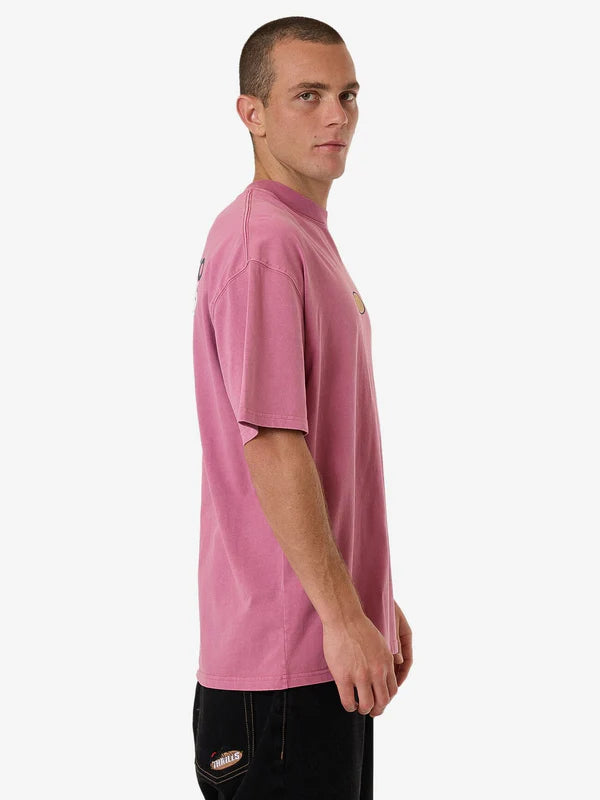 THRILLS BUENO BOX FIT OVERSIZE TEE HEATHER ROSE