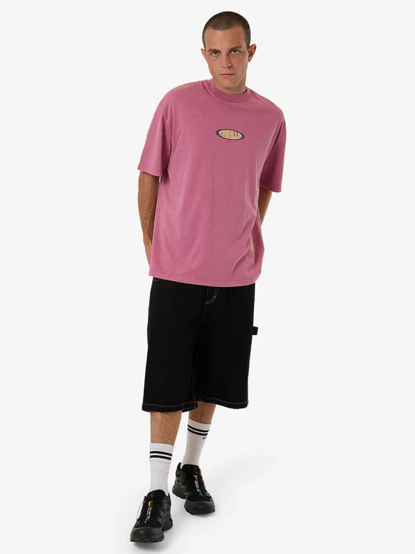 THRILLS BUENO BOX FIT OVERSIZE TEE HEATHER ROSE