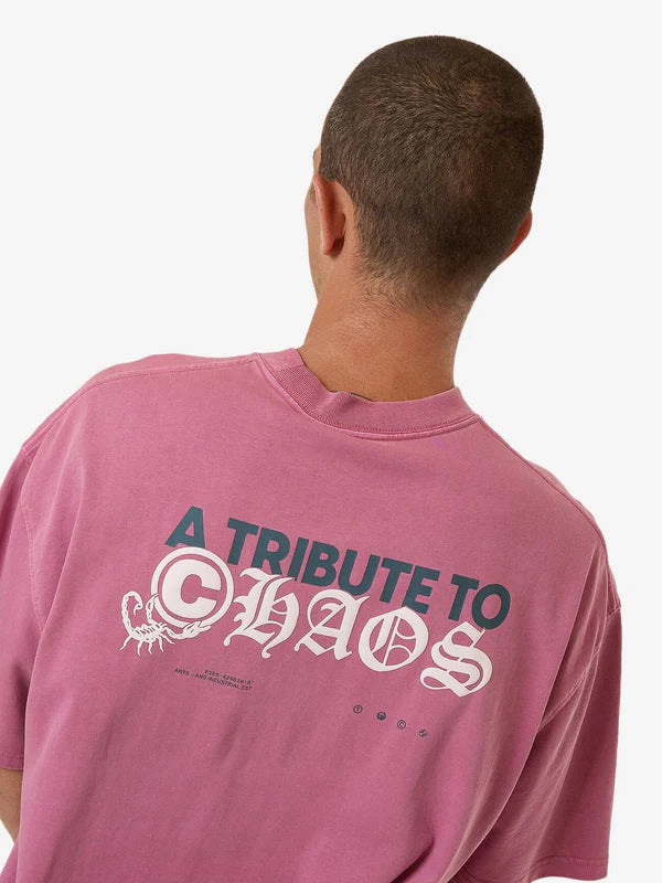 THRILLS BUENO BOX FIT OVERSIZE TEE HEATHER ROSE