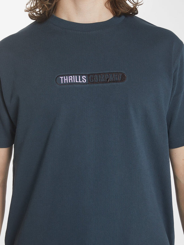 THRILLS LOVE FROM ABOVE MERCH FIT TEE PETROL