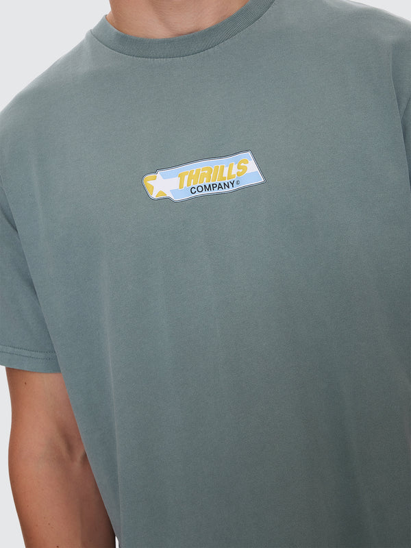 THRILLS STARPOWER MERCH FIT TEE CHINOIS GREEN