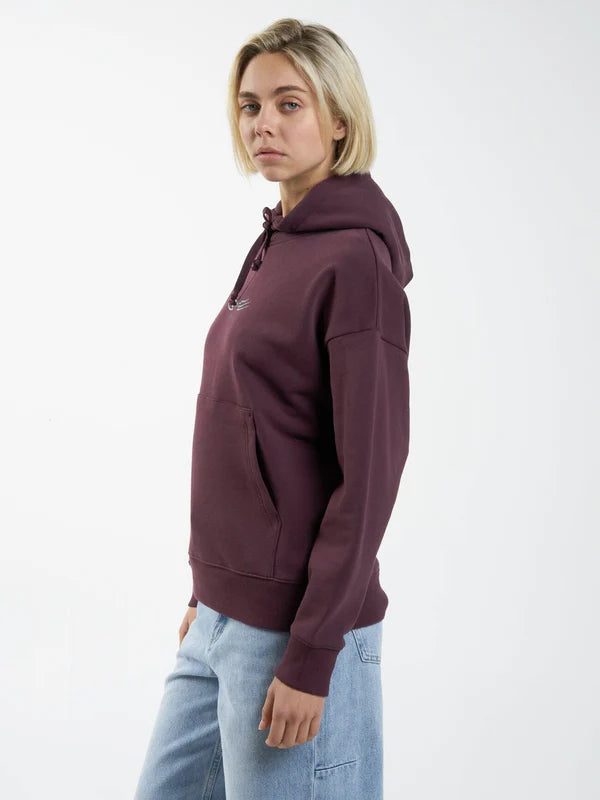 THRILLS EASY GOING FLEECE HOOD WINE