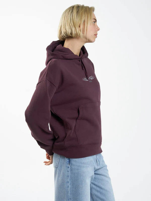 THRILLS EASY GOING FLEECE HOOD WINE