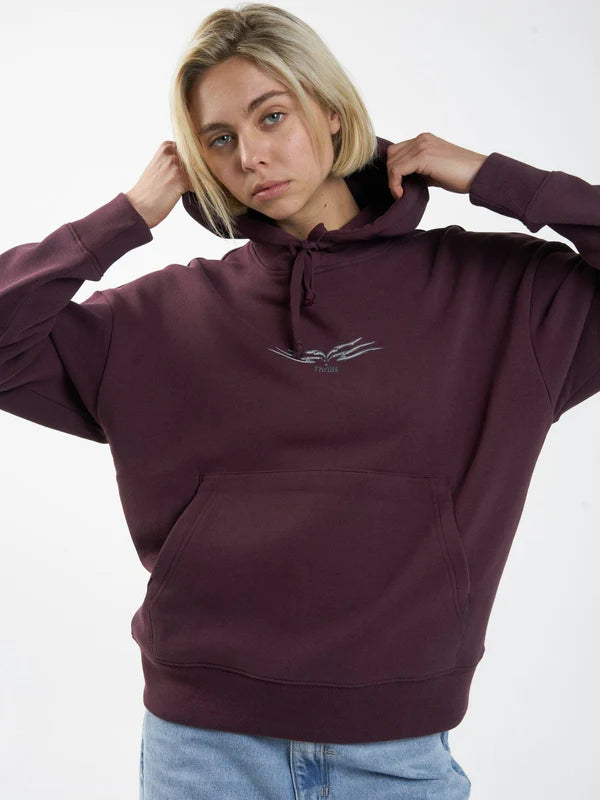 THRILLS EASY GOING FLEECE HOOD WINE
