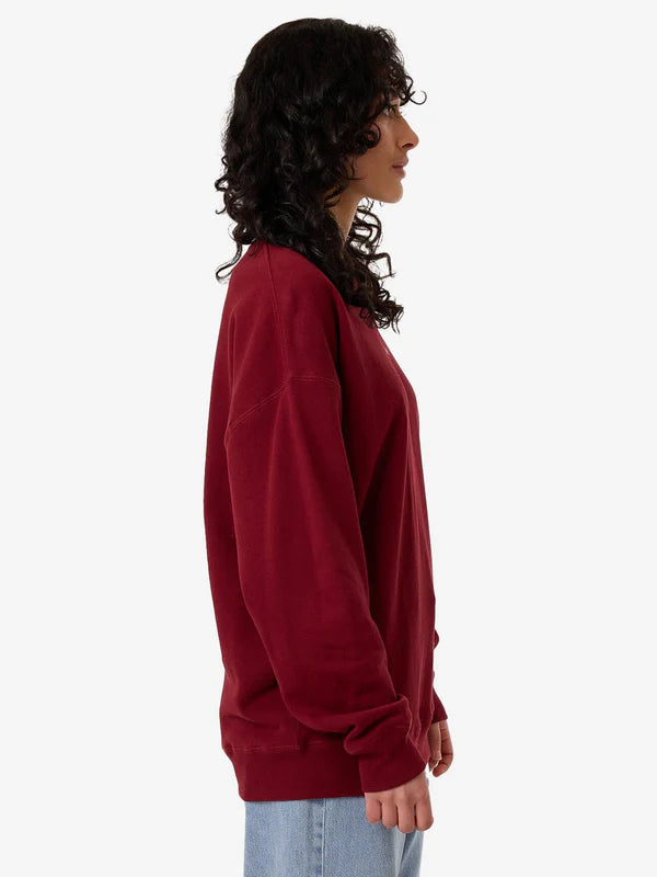 THRILLS MINIMLAN THRILLS SLOUCH CREW CABERNET