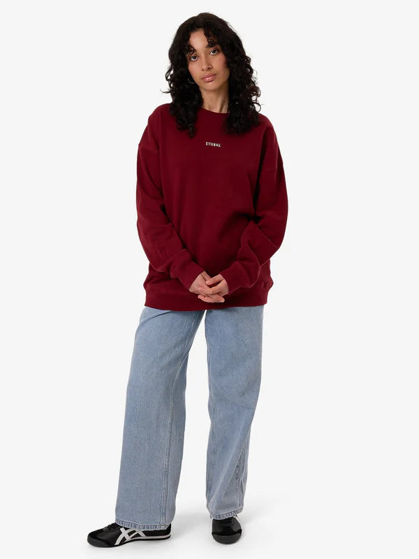 THRILLS MINIMLAN THRILLS SLOUCH CREW CABERNET