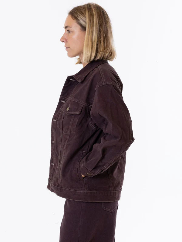 THRILLS MADI JACKET CHOCOLATE PLUM