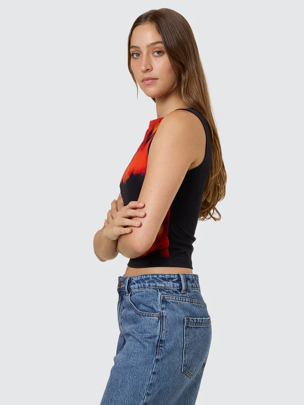 THRILLS LUCKY FOR YOU TANK BLACK