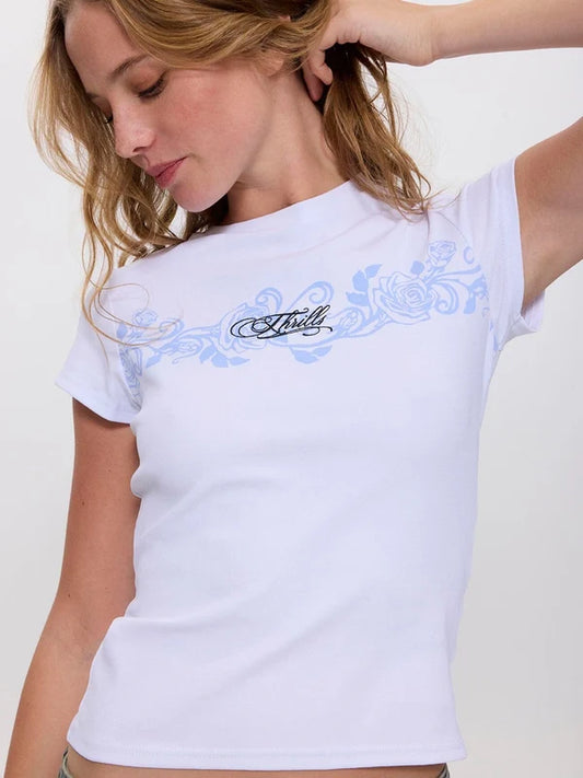 Thrills Time Will Tell Club Tee | White