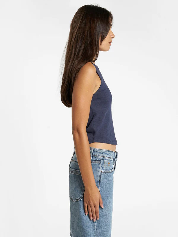 THRILLS WISHES COME TRUE HEMP CURVE TANK STATION NAVY