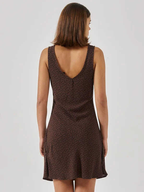 THRILLS CASSIA MINI DRESS BLACK