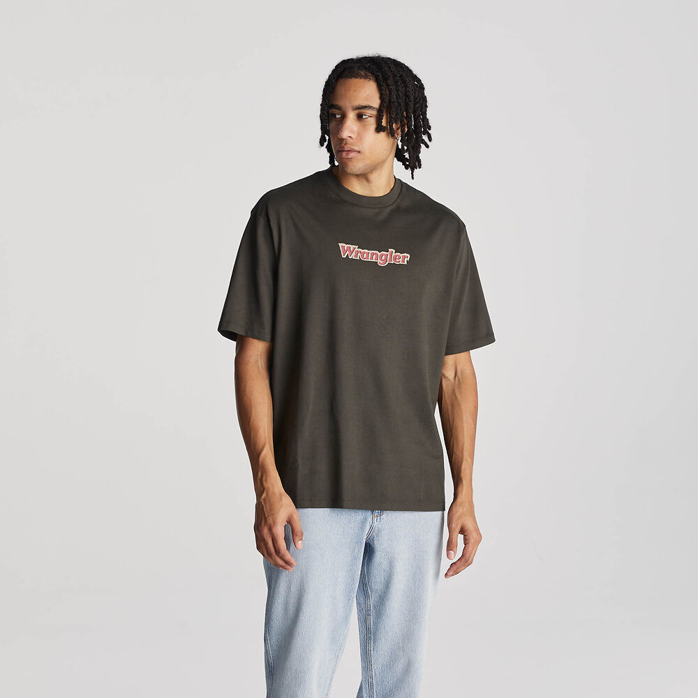 WRANGLER COBRA SLACKER TEE DARK SLATE