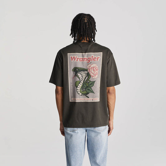 WRANGLER COBRA SLACKER TEE DARK SLATE