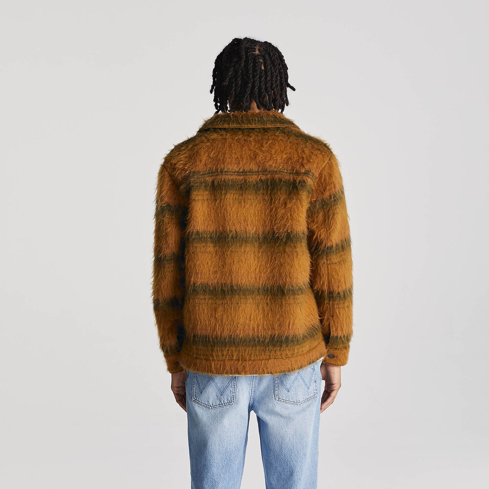 WRANLGER HARRINGTON JACKET BRUSHED RUST
