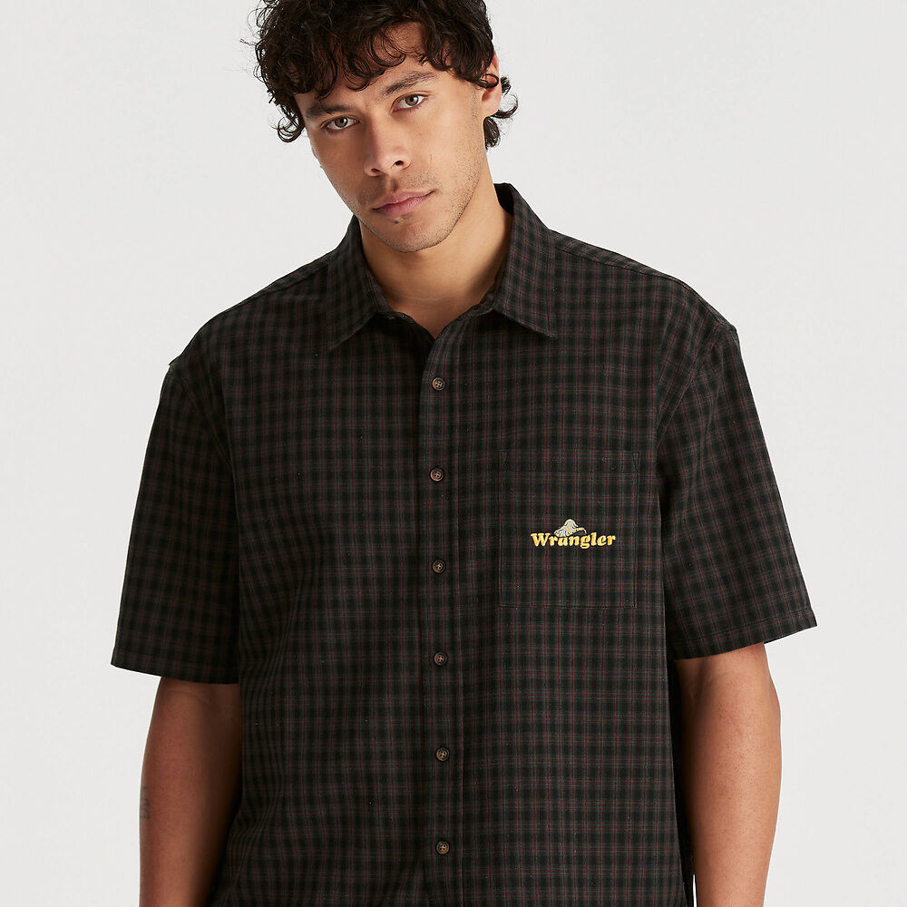 WRANGLER BOXCAR SHIRT BLACK