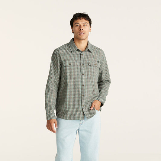 WRANGLER PARALLELS SHIRT GREEN CHECK