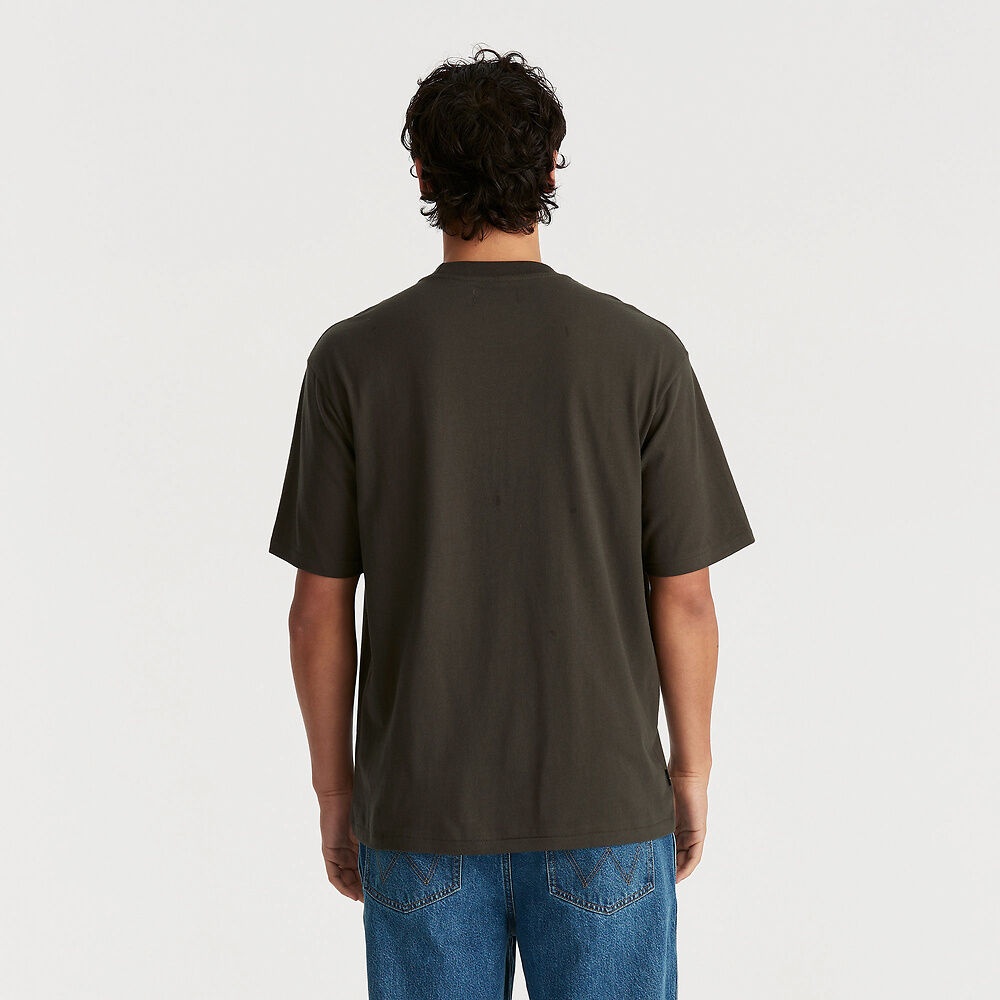 WRANGLER AMANITA SLACKER TEE DARK SLATE