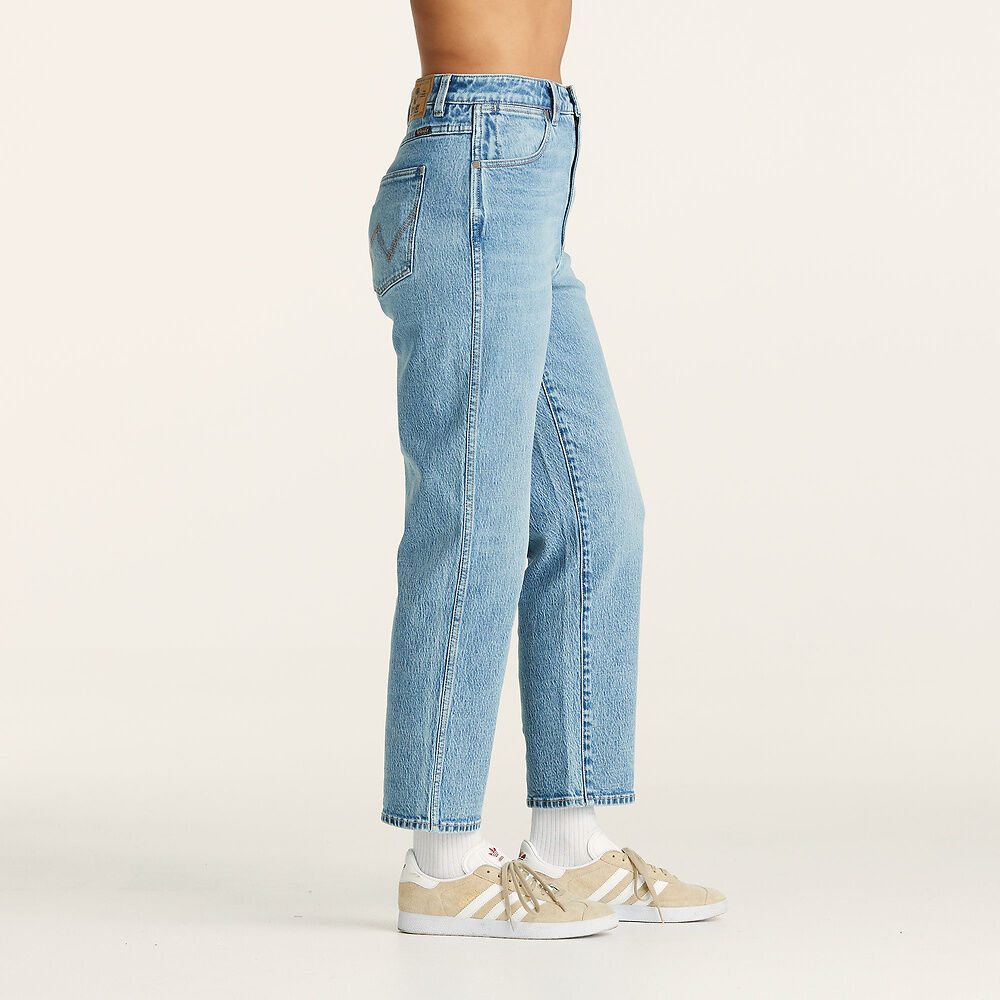 WRANGLER HI CLAUDIA CROP PENNYDALE BLUE