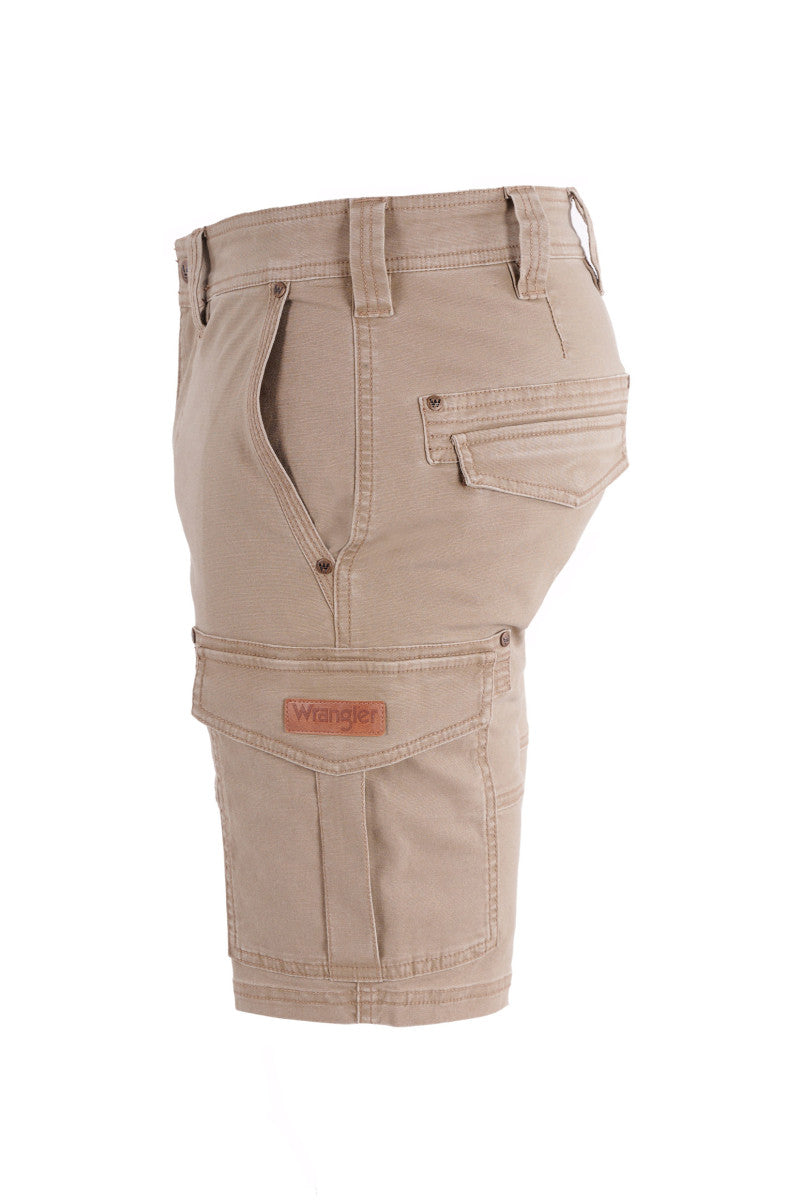 WRANGLER MENS CONNOR CARGO SHORT CAMEL