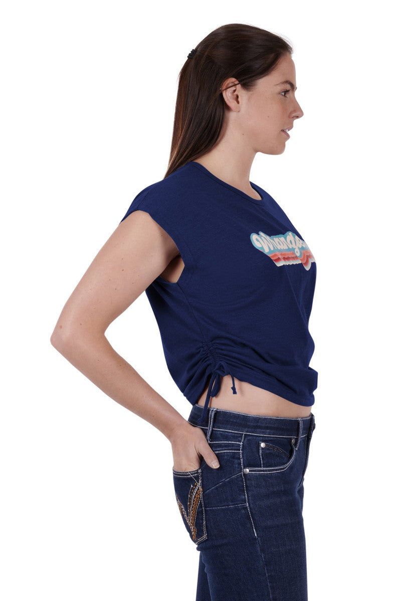 WRANGLER EVE TANK NAVY