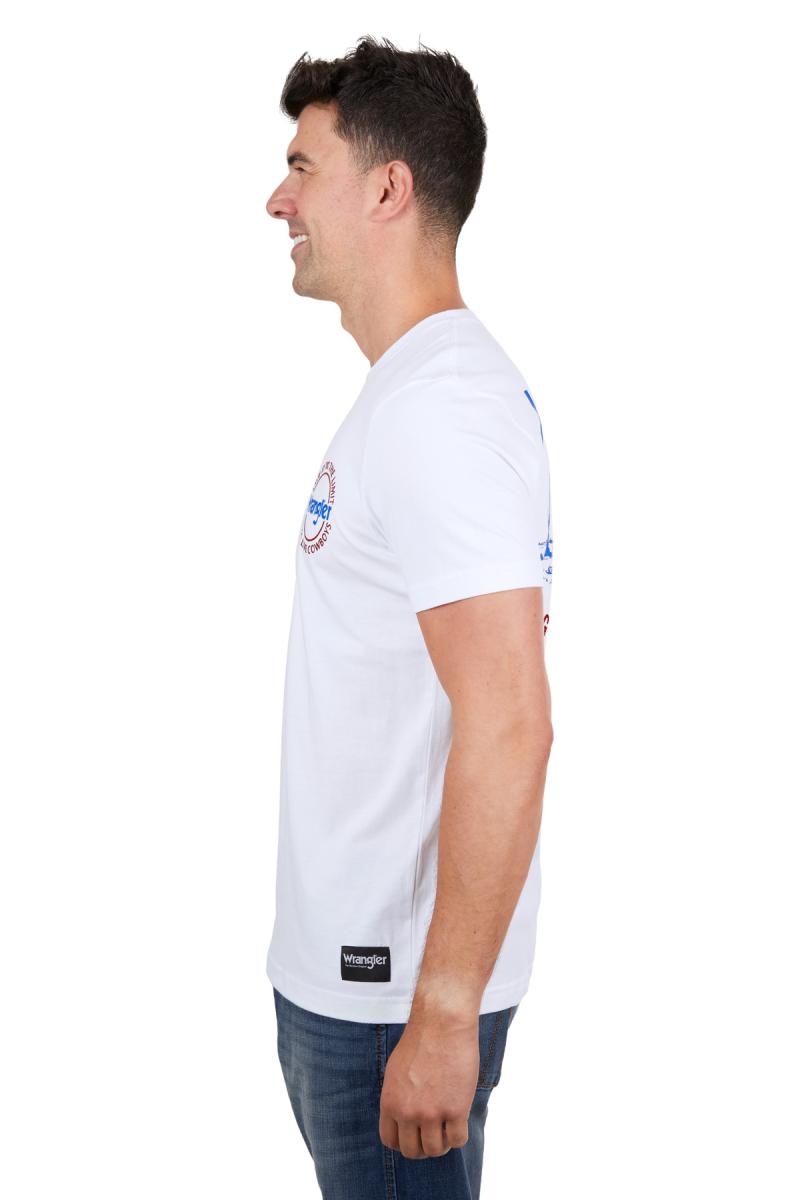 WRANGLER MENS FINN SS TEE WHITE
