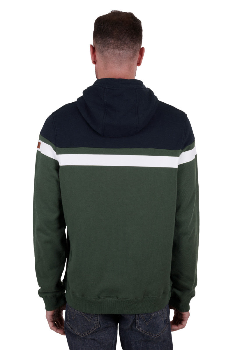 WRANGLER MENS JONATHON HOODIE NAVY/CYPRESS
