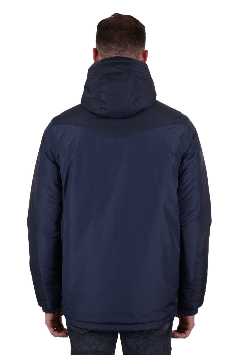WRANGLER MENS MURPHY WATERPROOF JACKET NAVY