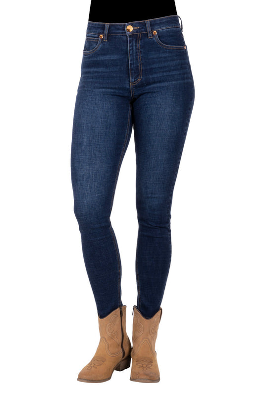 WRANGLER WOMENS SIERRA SKINNY JEAN OLD INDIGO