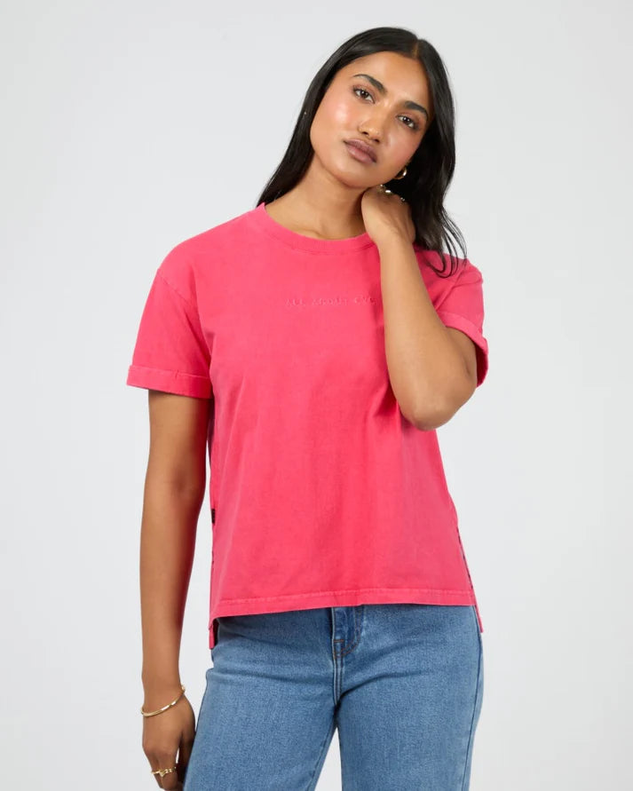 All About Eve Washed Tee Berry