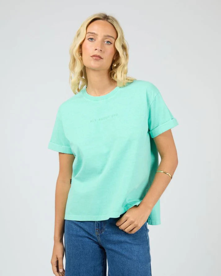 All About Eve Washed Tee Mint Green
