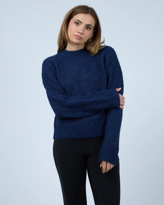 JORGE BILLIE KNIT SWEATER BLUE