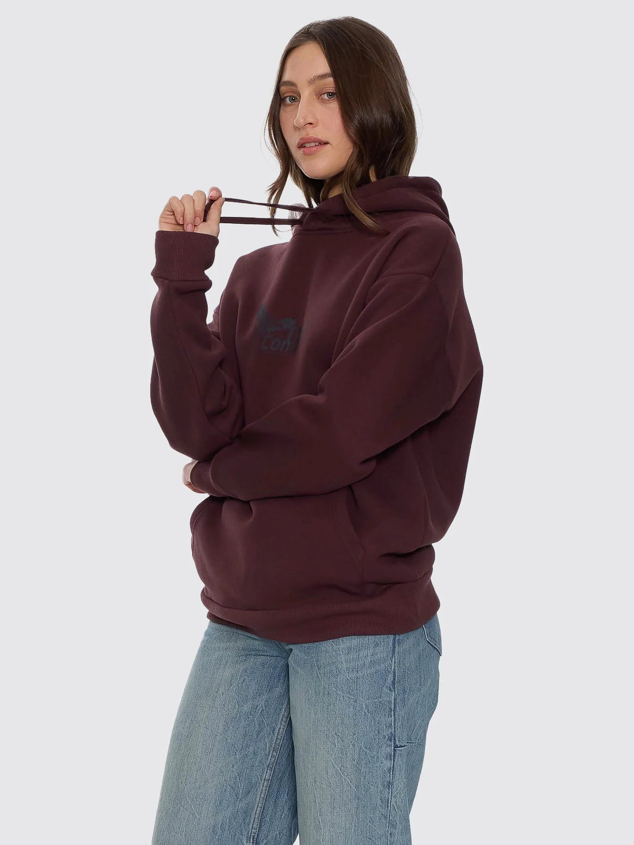 Thrills Chaos and Calm Slouch Hood | Bitter Chocolate