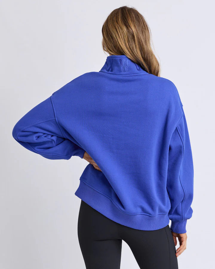 Foxwood College Zip Crew | Dazzling Blue