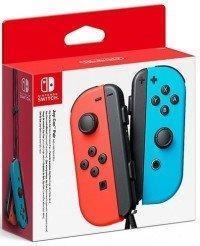 NINTENDO SWITCH JOY CON NEON RED AND BLUE CONTROLLER PAIR