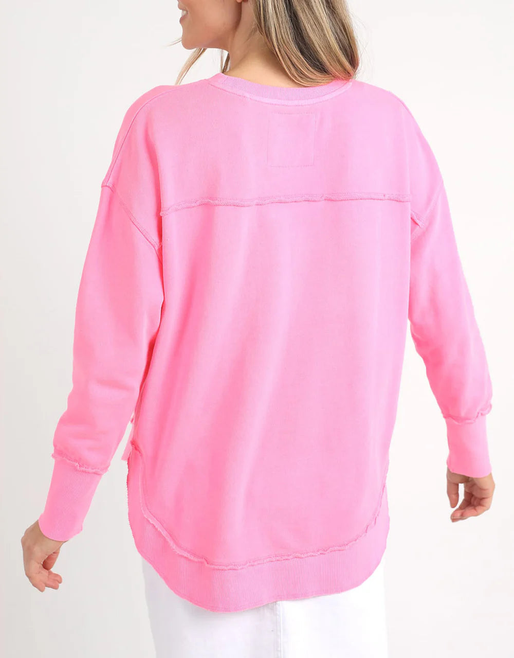 FOXWOOD SIMPLIFIED CREW NEON ROSE