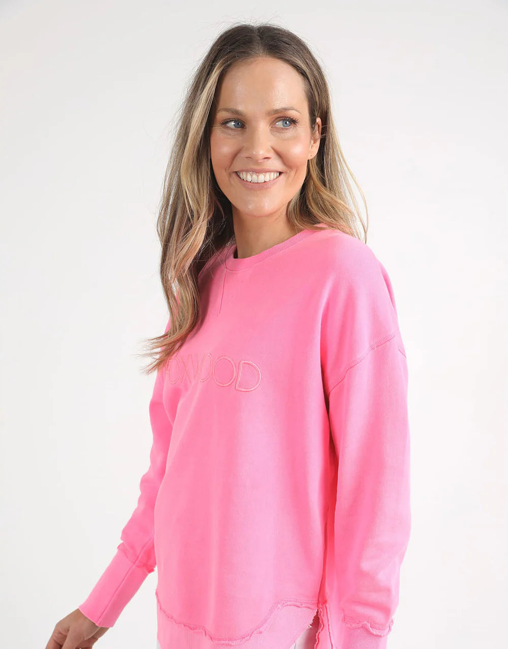 FOXWOOD SIMPLIFIED CREW NEON ROSE