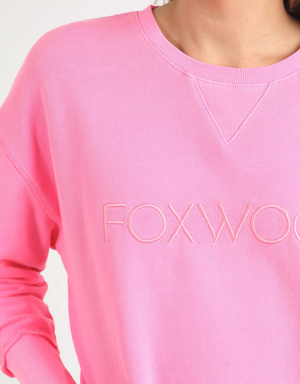 FOXWOOD SIMPLIFIED CREW NEON ROSE