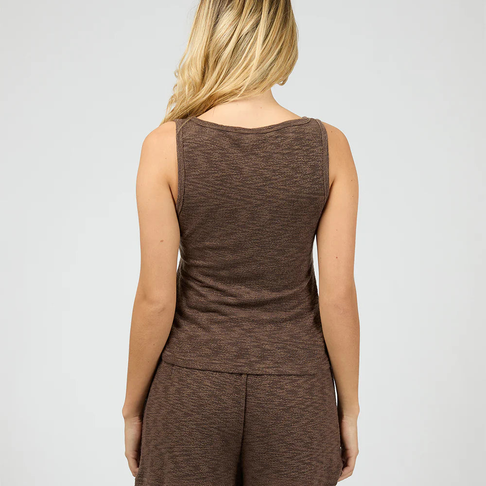 SILENT THEORY LEONIE VEST CHOCOLATE