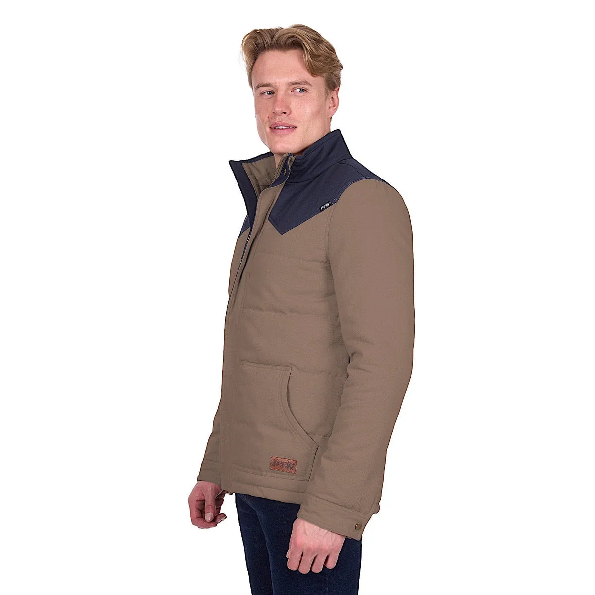 Pure Western Jamie Jacket | Stone/Navy