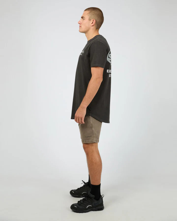 St Goliath Short Circuit Tee Washed Black