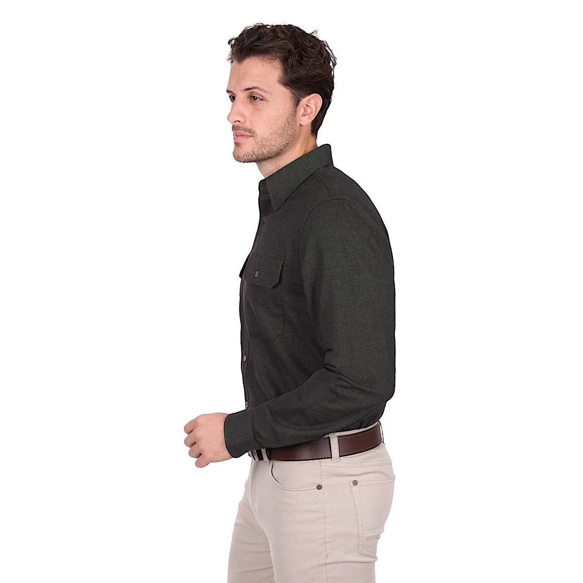Thomas Cook Keith Thermal 2 Pocket Long Sleeve Shirt | Green