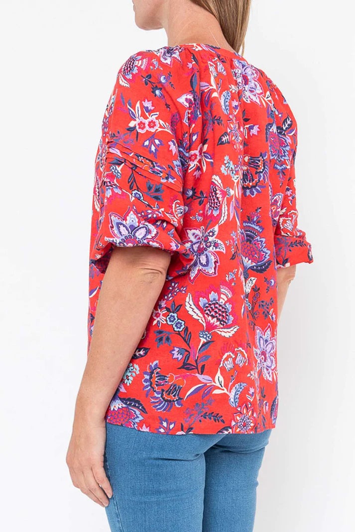 JUMP CHINTZ FLORAL TOP