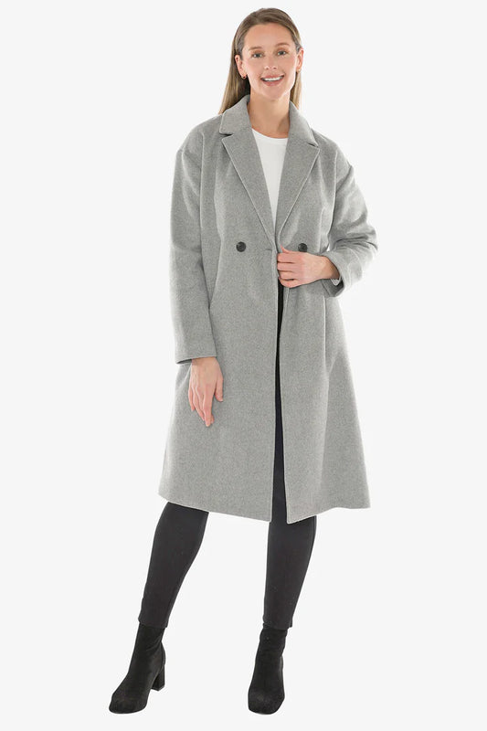 JUMP WOOL BLEND COAT GREY MARLE