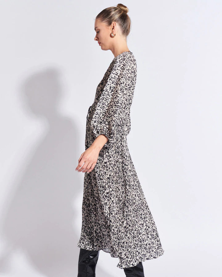 FATE+BECKER NEVER MY LOVE DRESS MONO ANIMAL