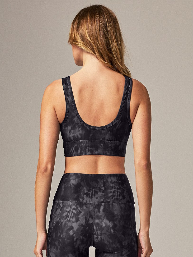 RUNNING BARE SCOOP IT UP SPORTS BRA DOVE BLACK