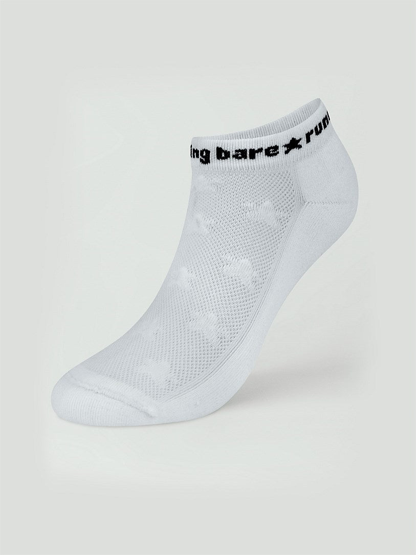 RUNNING BARE BARE ESSENTIALS MICROFIBRE SOCK WHITE