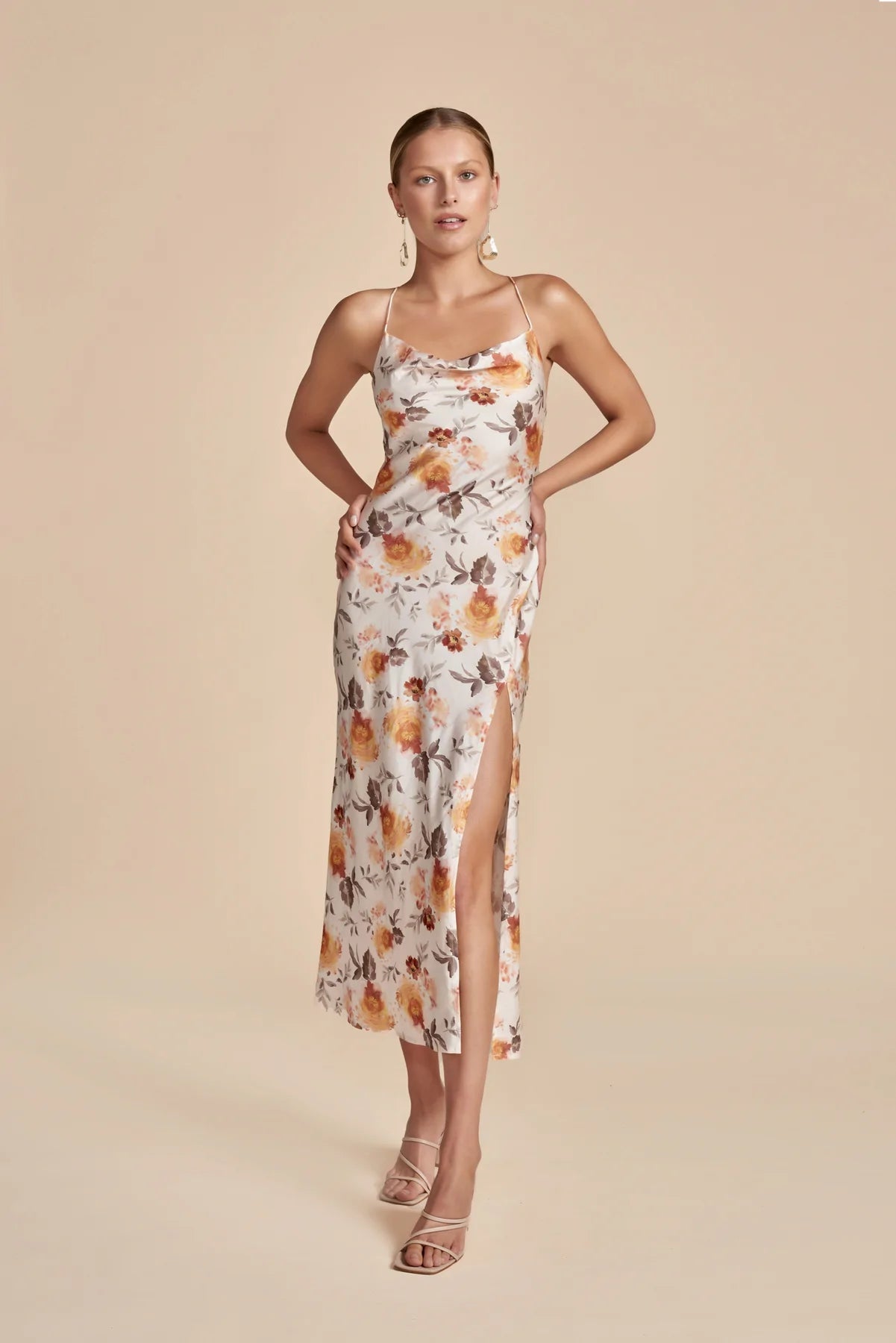 LAKEYO SAVANNA MAXI DRESS FLORAL
