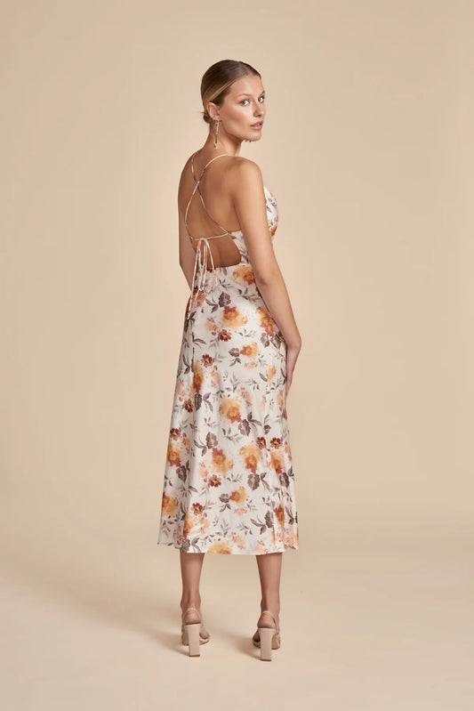 LAKEYO SAVANNA MAXI DRESS FLORAL